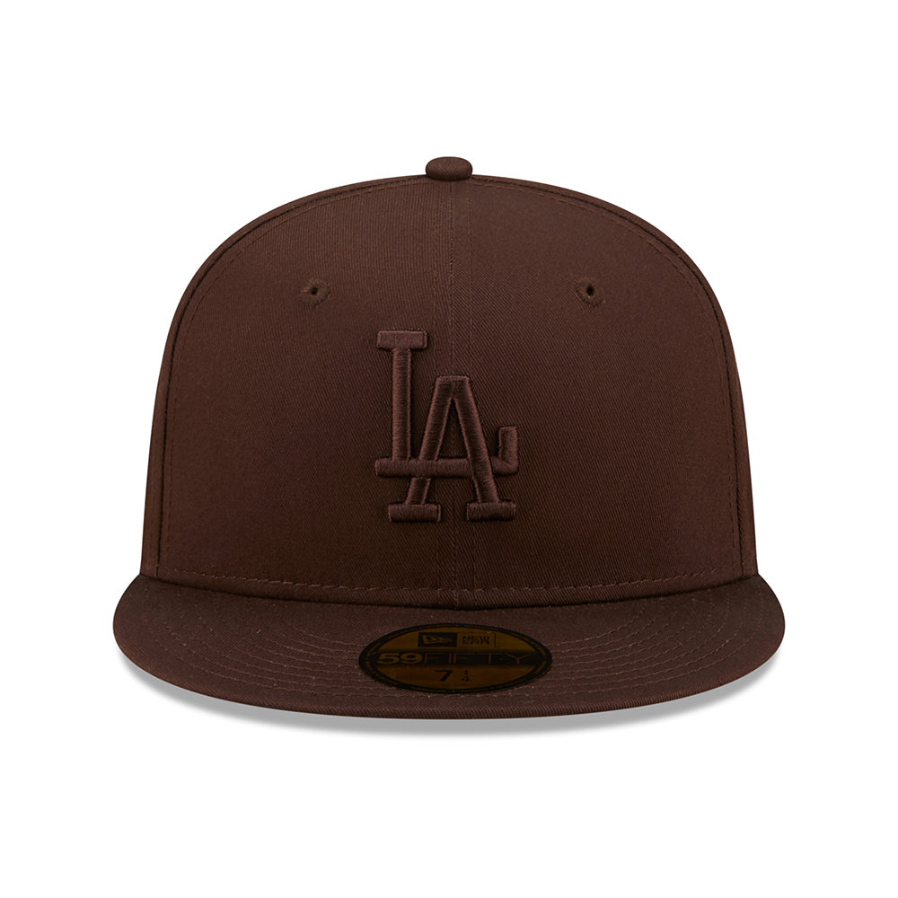 New Era 59FIFTY L.A. Dodgers Baseball Cap - MLB League Essential - Brown