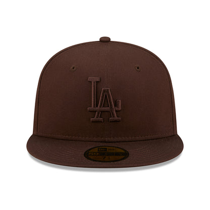 New Era 59FIFTY L.A. Dodgers Baseball Cap - MLB League Essential - Brown