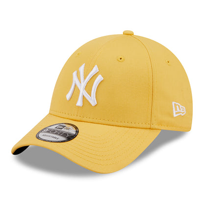 New Era 9FORTY New York Yankees Baseball Cap - MLB League Essential - Honey-White