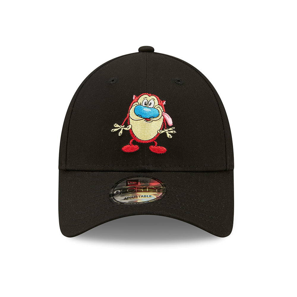 New Era 9FORTY Stimpy Baseball Cap - Nickelodeon Character - Black