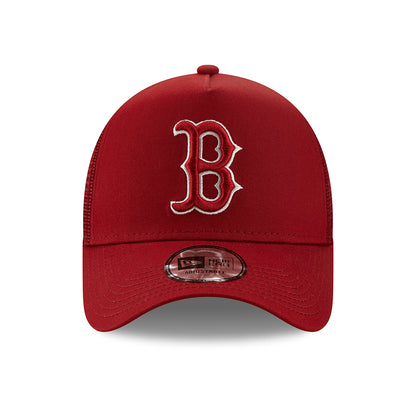 New Era 9FORTY Boston Red Sox Trucker Cap - MLB League Essential - Wine