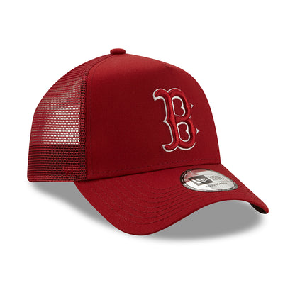 New Era 9FORTY Boston Red Sox Trucker Cap - MLB League Essential - Wine