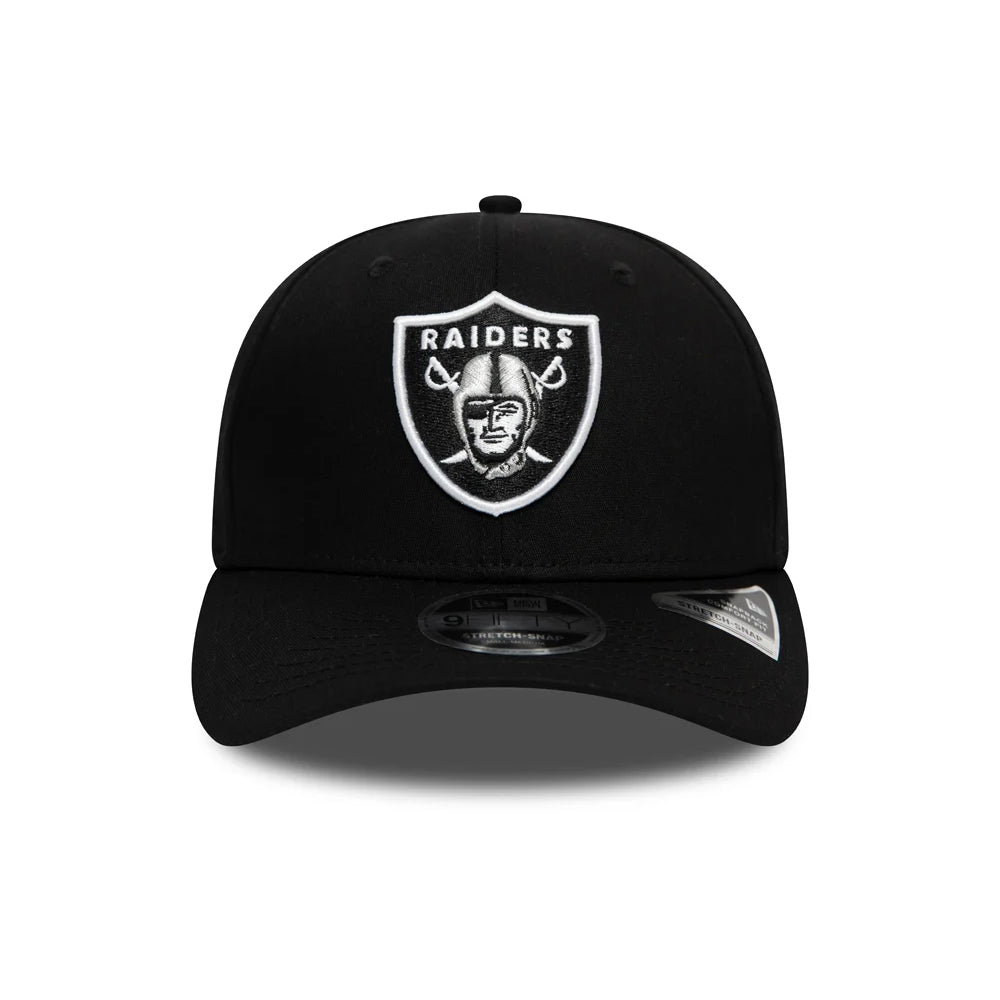 New Era 9FIFTY Las Vegas Raiders Snapback Cap - NFL Team Stretch Snap - Black