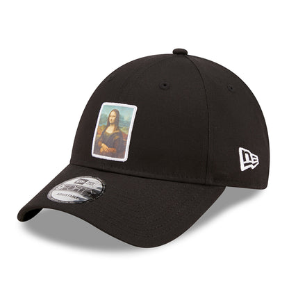 New Era 9FORTY Mona Lisa Baseball Cap - Le Louvre Patch - Black