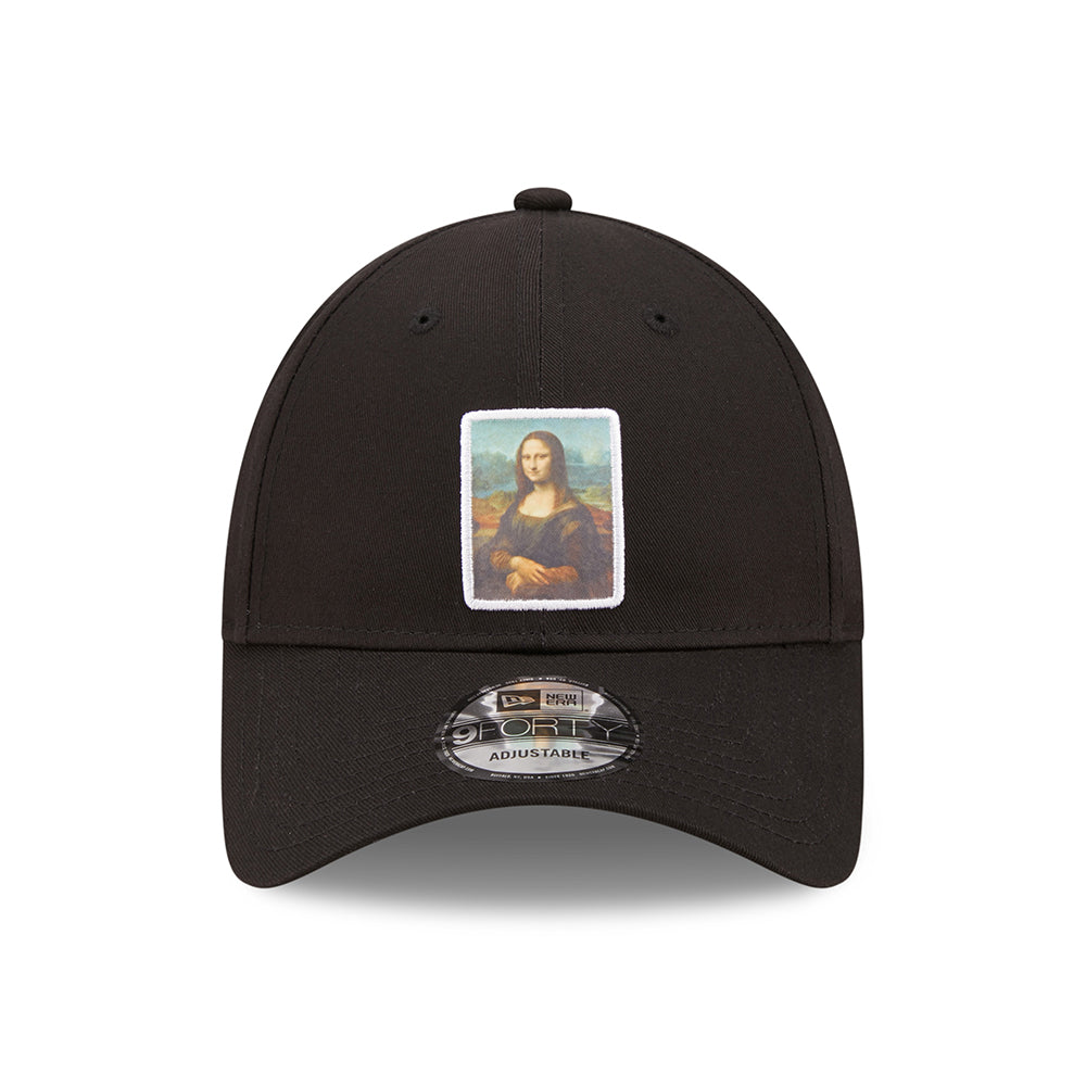 New Era 9FORTY Mona Lisa Baseball Cap - Le Louvre Patch - Black