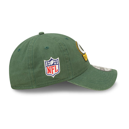 New Era 9TWENTY Green Bay Packers Baseball Cap - NFL Sideline On Field - Green