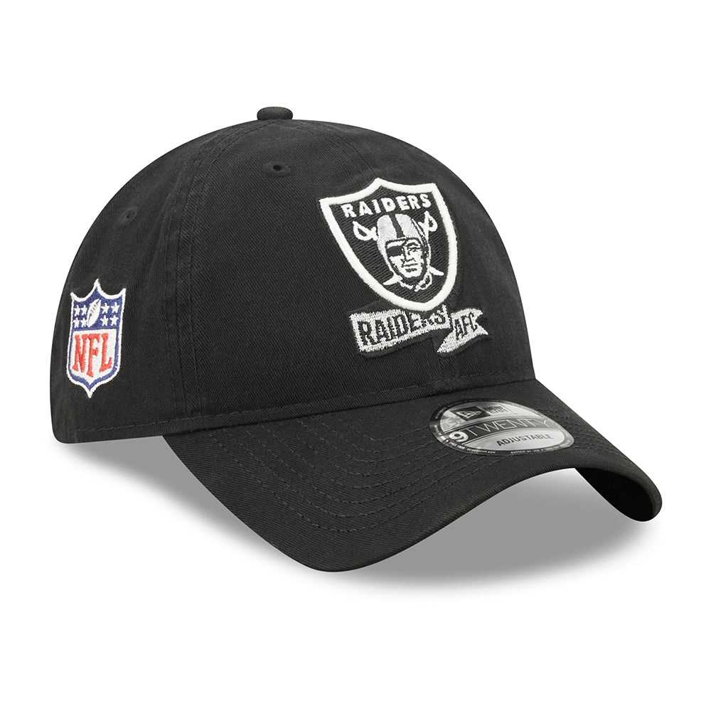 New Era 9TWENTY Las Vegas Raiders Baseball Cap - NFL Sideline On Field - Black