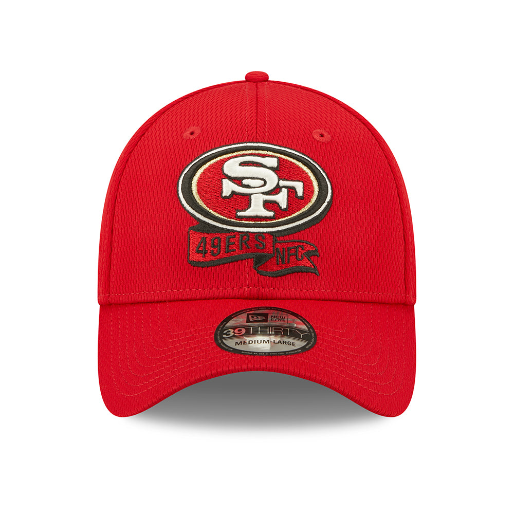 New Era 39THIRTY San Francisco 49ers Baseball Cap - NFL Sideline On Field - Red