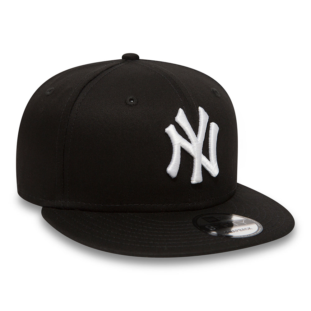 New Era 9FIFTY New York Yankees Baseball Cap - MLB League Essential - Black-White