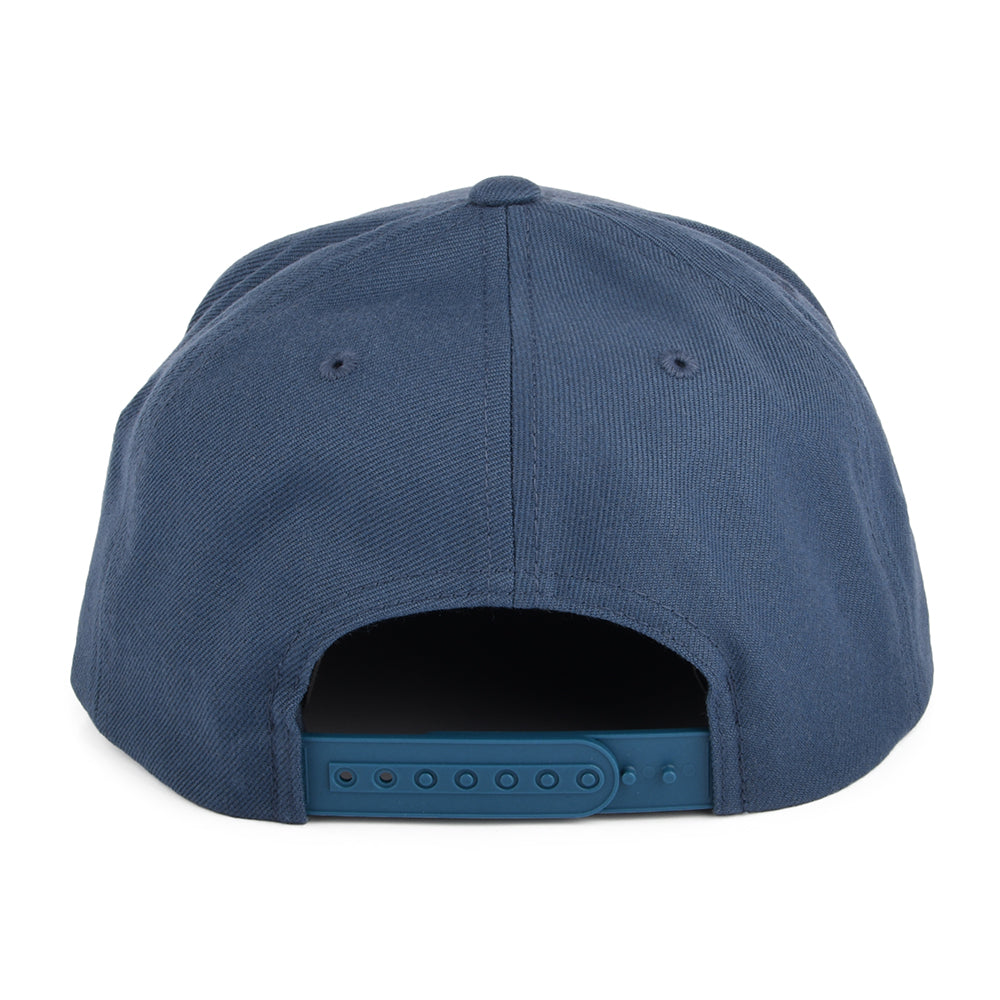 Brixton Hats Oath III Snapback Cap - Washed Navy-Teal