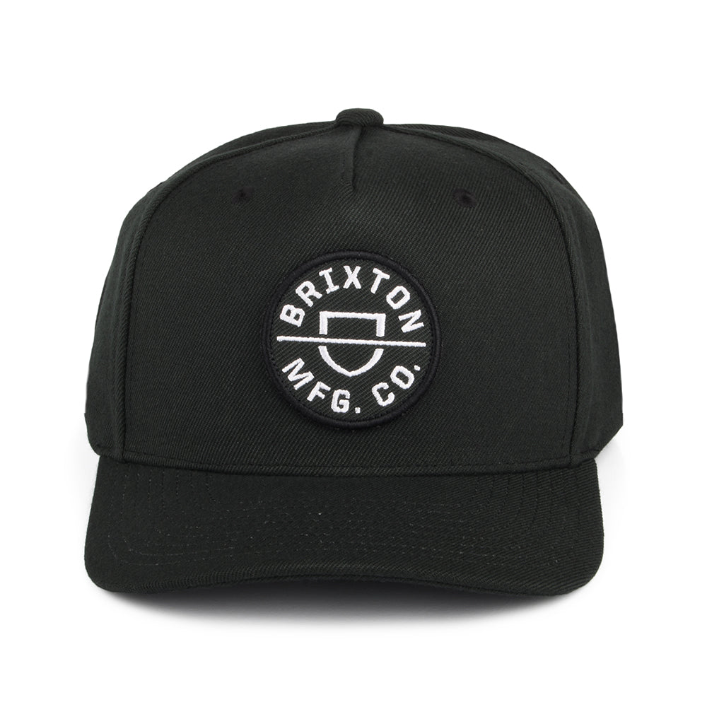 Brixton Hats Crest C NetPlus MP Snapback Cap - Black