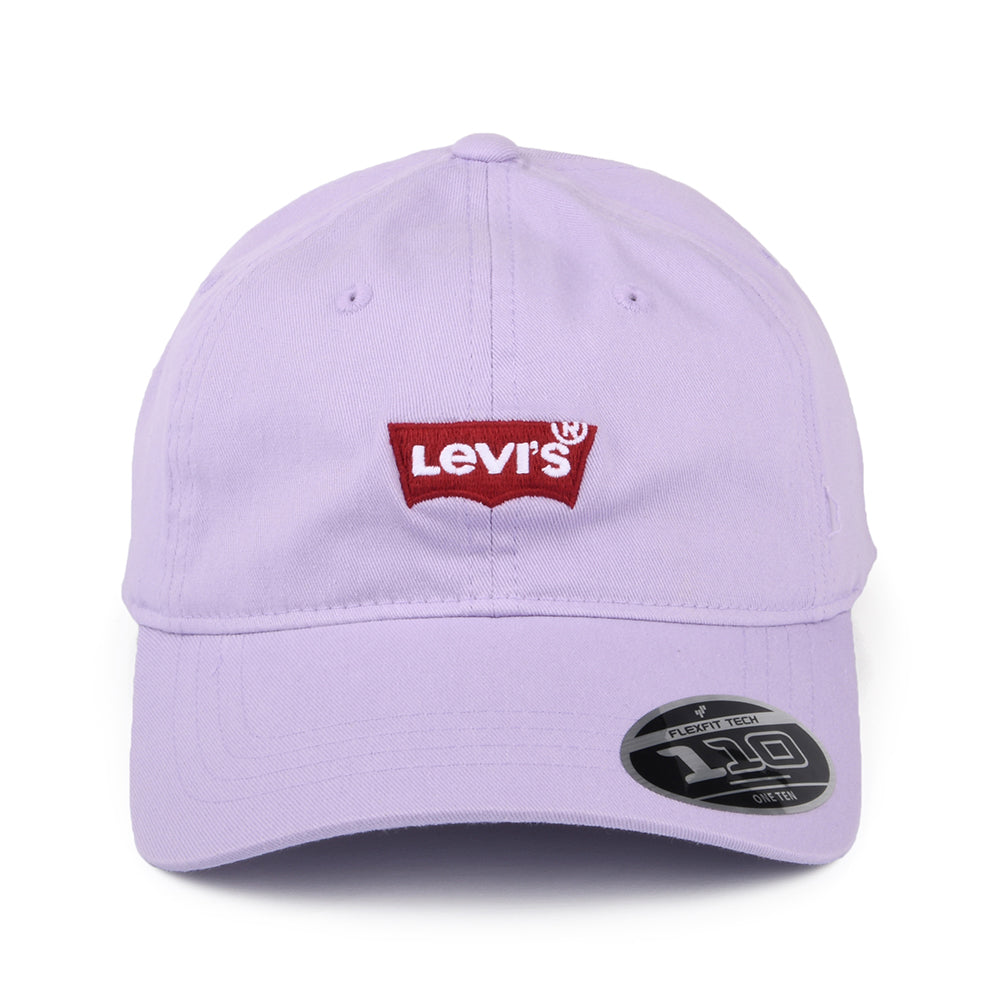 Levi's Hats Womens Mid Batwing Flexfit Baseball Cap With Blank Tab - Light Purple