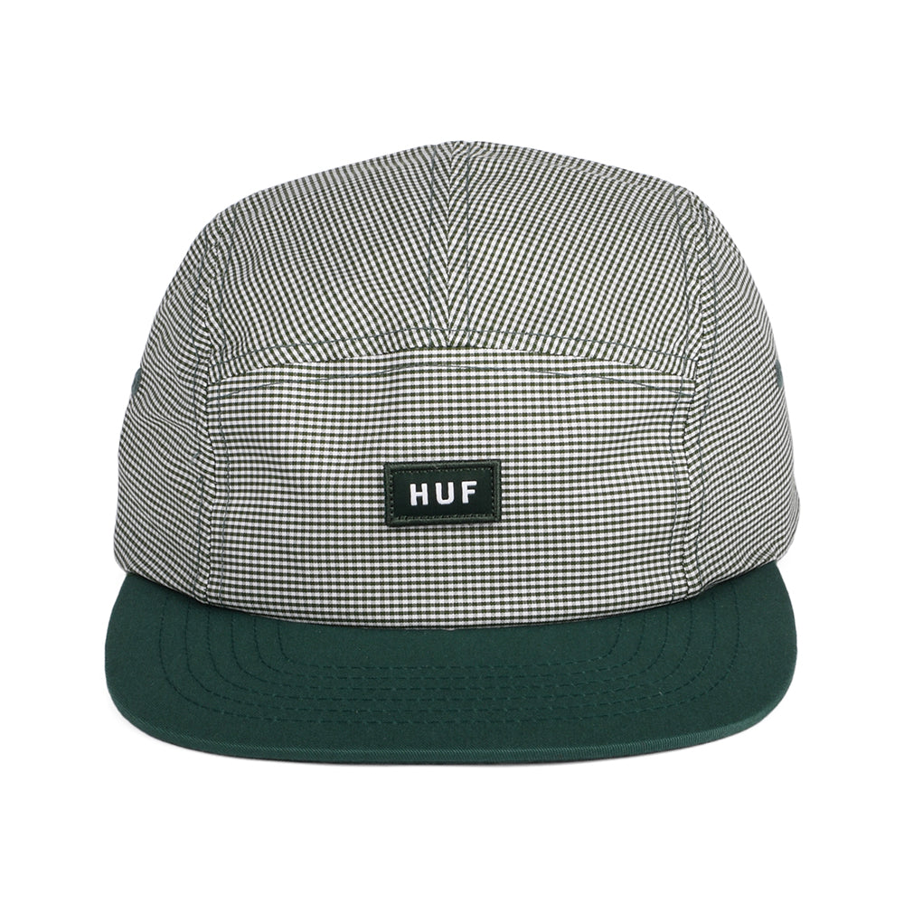 HUF Micro Gingham 5 Panel Cap - Green