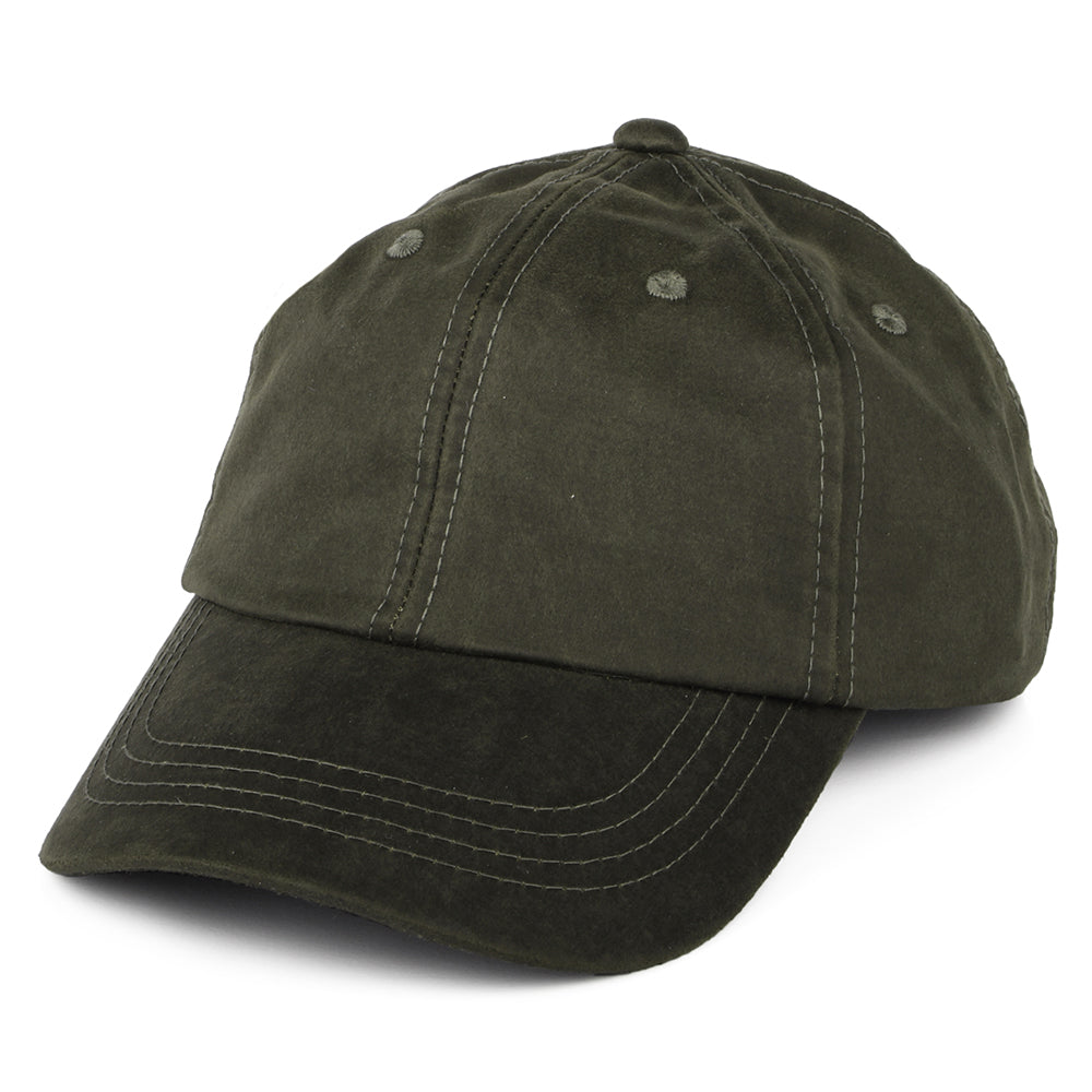 Dorfman Pacific Hats Unstructured Weathered Cotton Baseball Cap - Loden