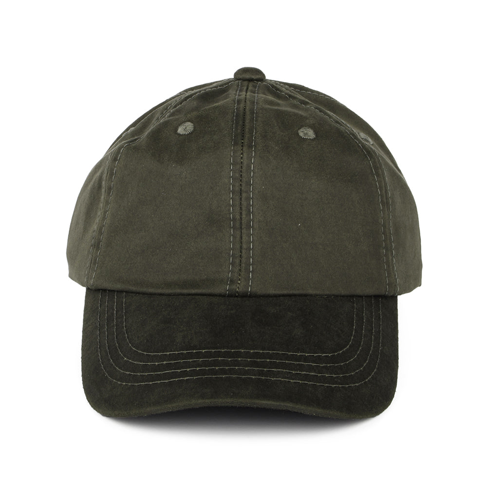 Dorfman Pacific Hats Unstructured Weathered Cotton Baseball Cap - Loden