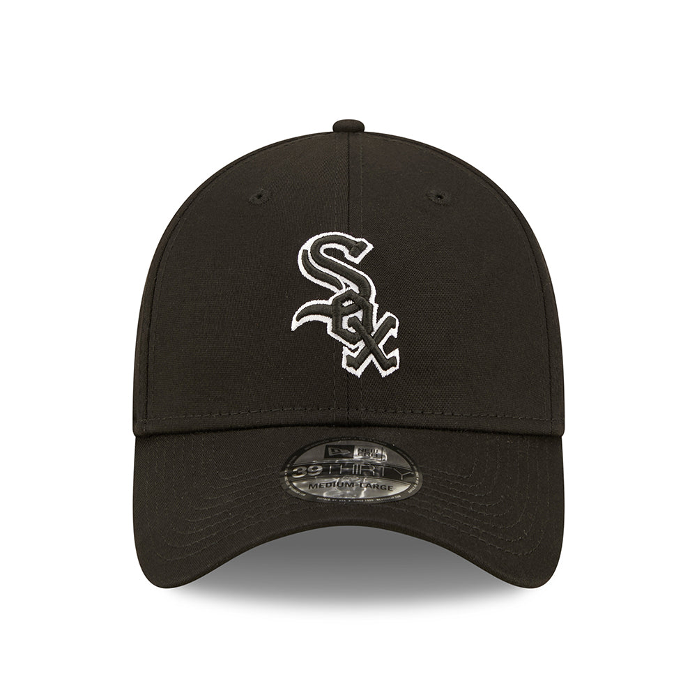 New Era 39THIRTY Chicago White Sox Baseball Cap - MLB Team Outline - Black