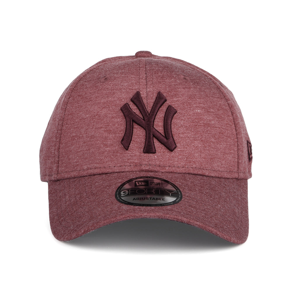 New Era 9FORTY New York Yankees Baseball Cap - MLB Tonal Jersey - Maroon