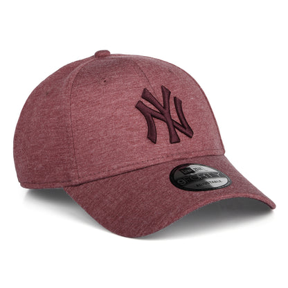 New Era 9FORTY New York Yankees Baseball Cap - MLB Tonal Jersey - Maroon