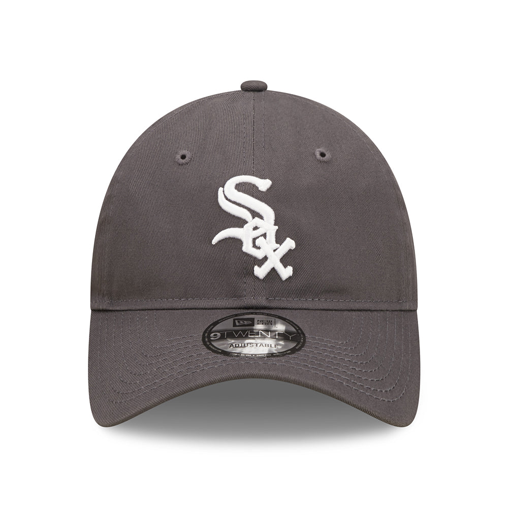 New Era 9TWENTY Chicago White Sox Baseball Cap - MLB League Essential - Graphite-White