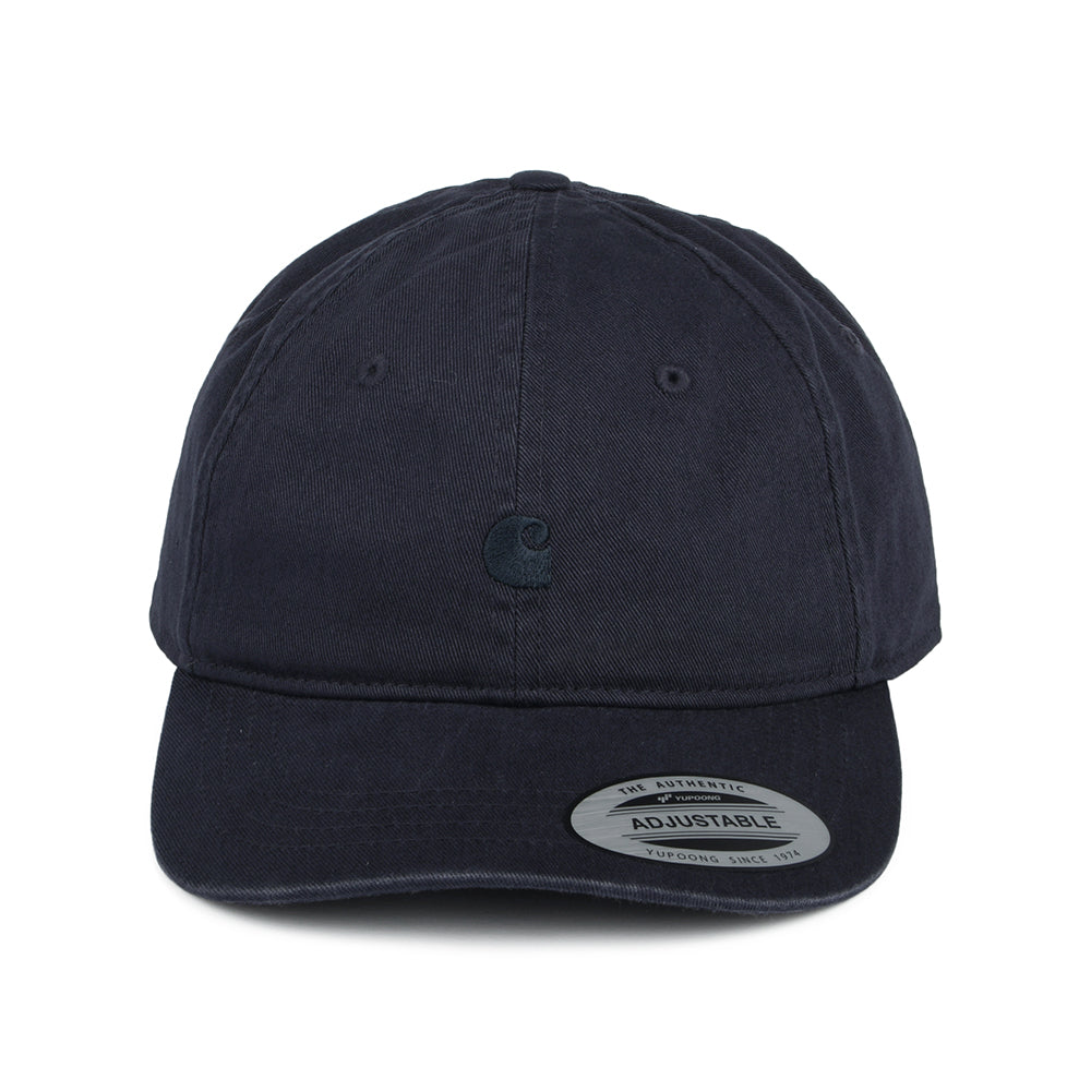 Carhartt WIP Hats Madison Logo Baseball Cap - Navy On Navy