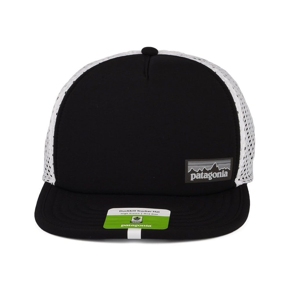 Patagonia Hats Duckbill Recycled Trucker Cap - Black