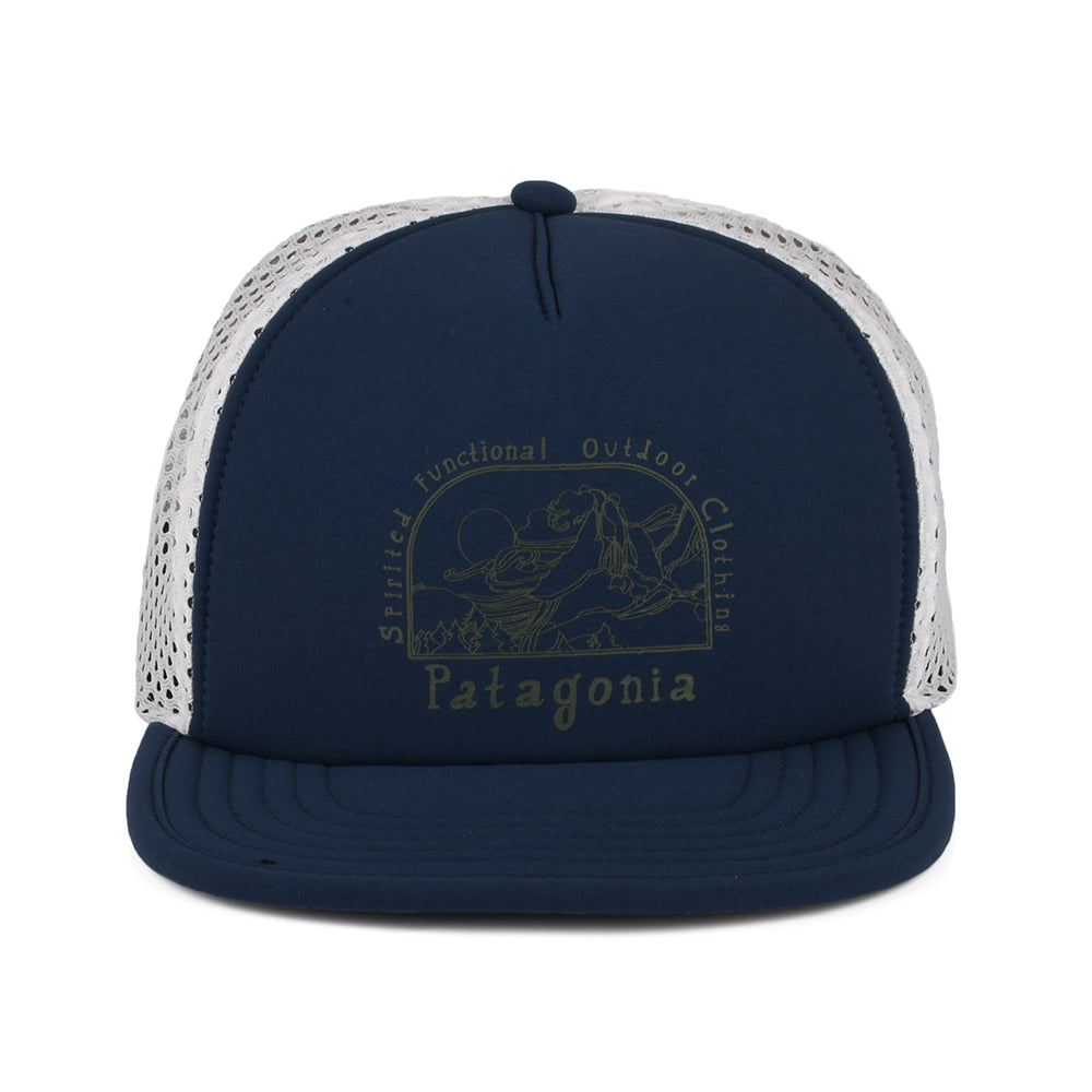 Patagonia Hats Lost And Found Duckbill Recycled Trucker Cap - Dark Blue