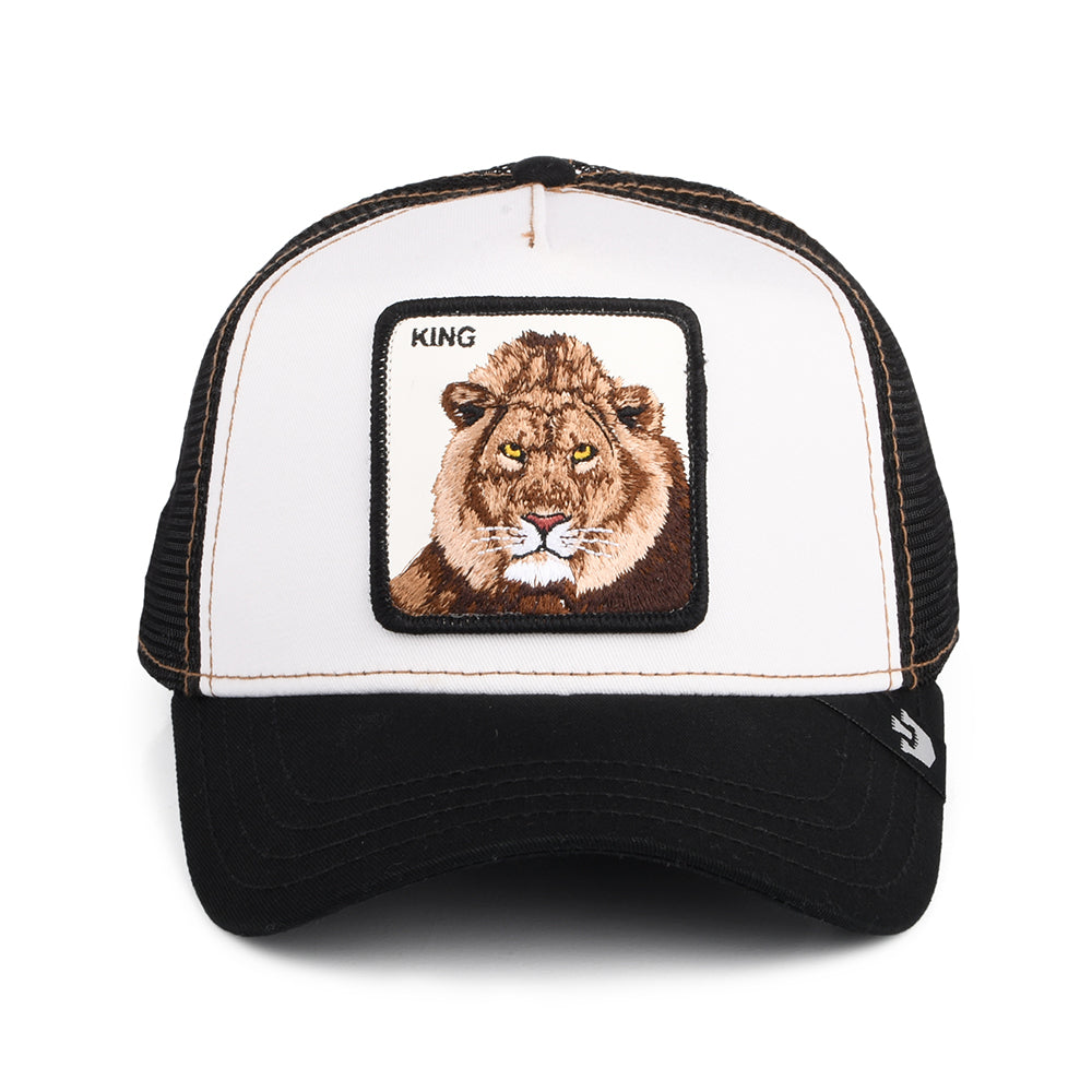 Goorin Bros. King Lion Trucker Cap - White-Black