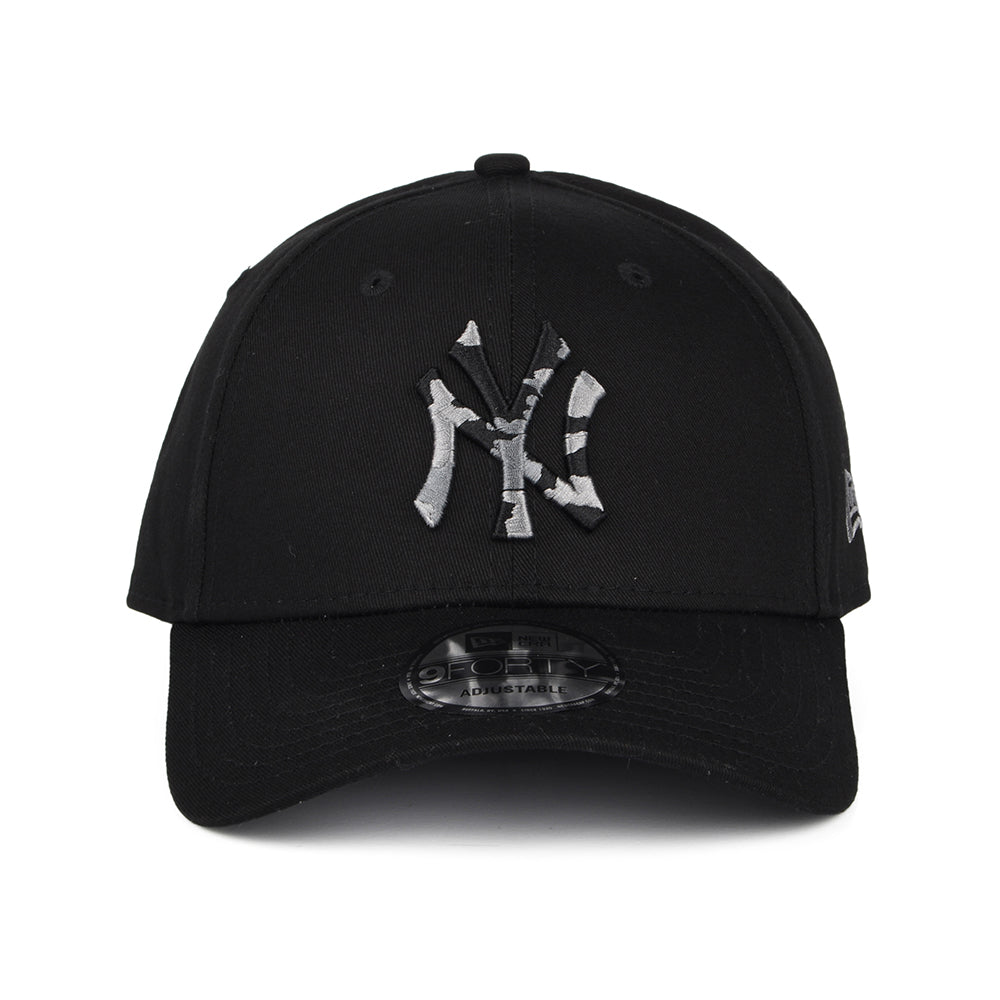 New Era 9FORTY New York Yankees Baseball Cap - MLB Seasonal Infill - Black