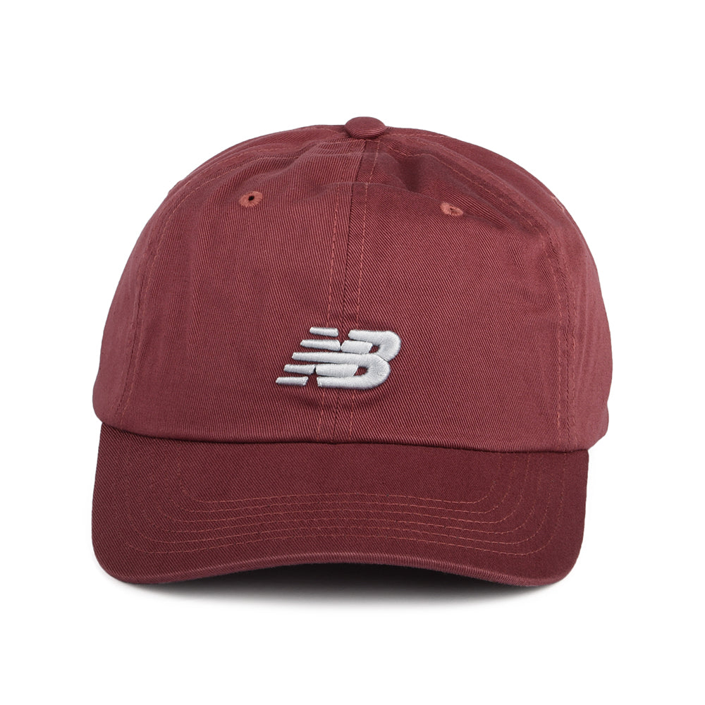 New Balance Hats Classic NB Curved Brim Baseball Cap - Washed Burgundy