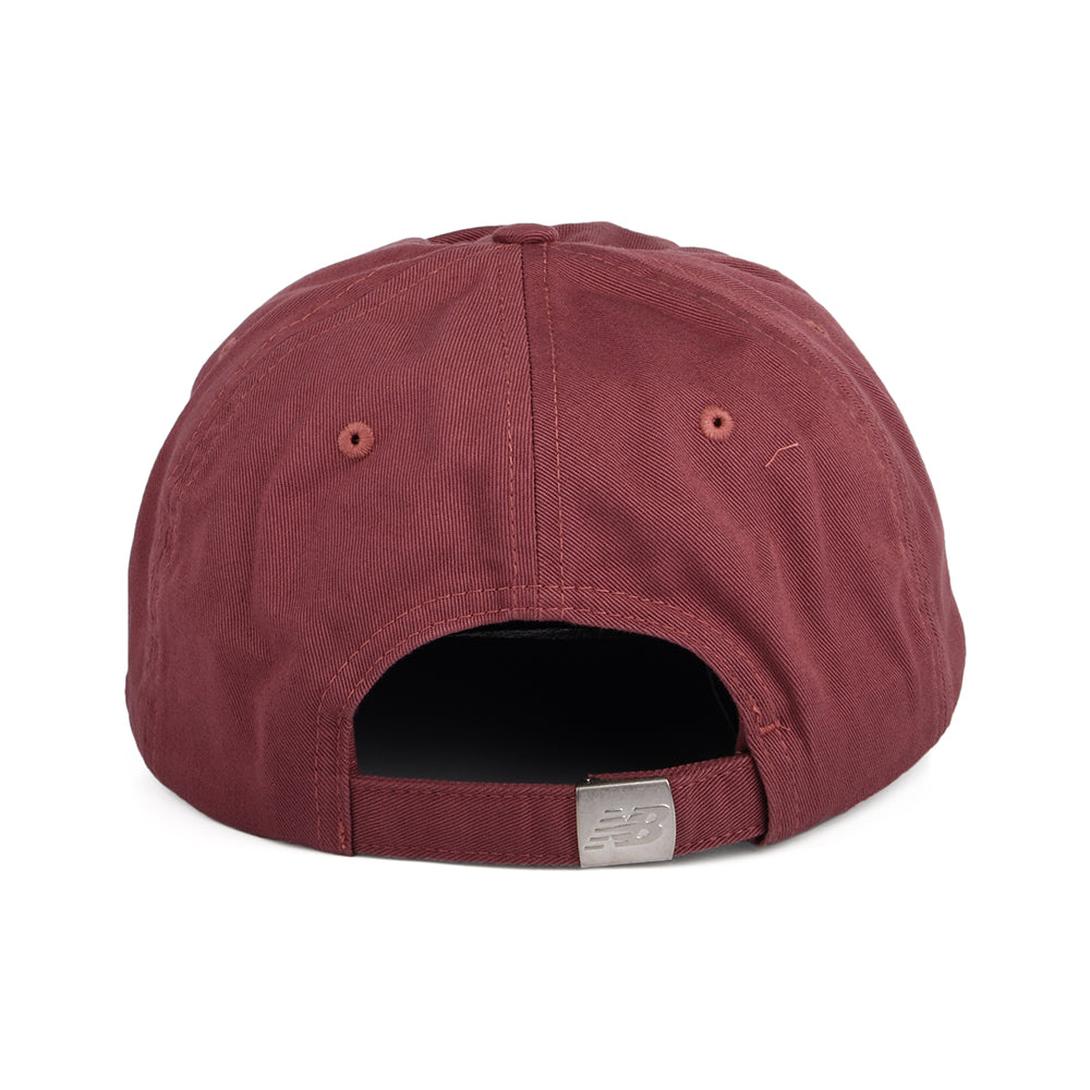 New Balance Hats Classic NB Curved Brim Baseball Cap - Washed Burgundy