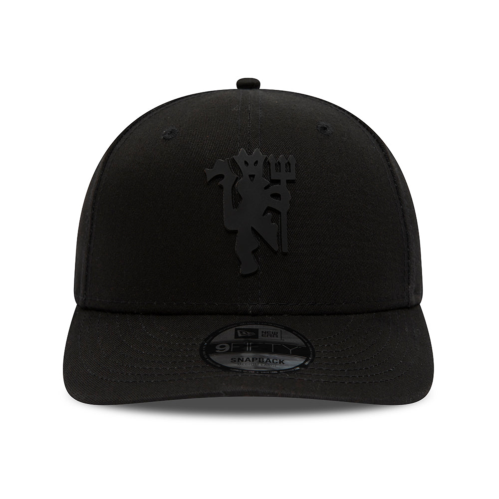 New Era 9FIFTY Manchester United FC Baseball Cap - Black On Black