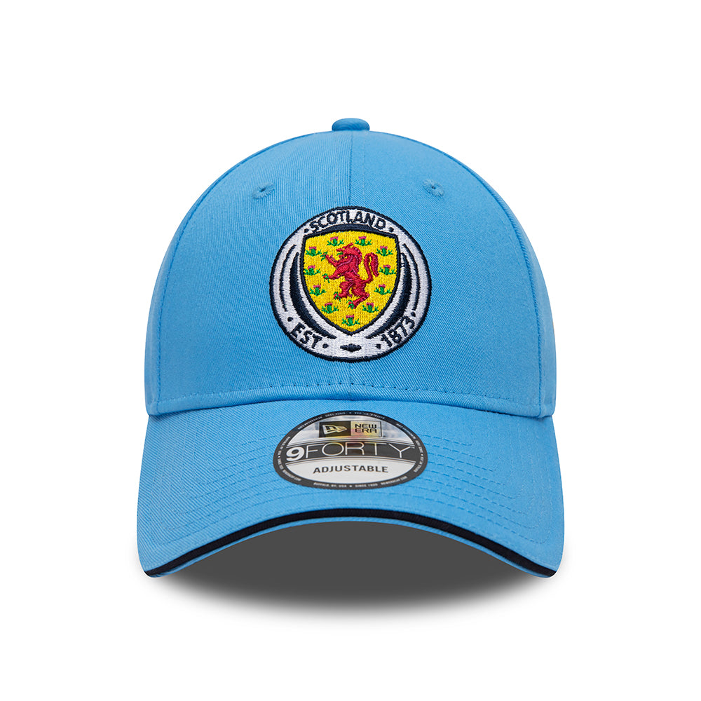 New Era 9FORTY Scottish Football Association Baseball Cap - Seasonal - Light Blue