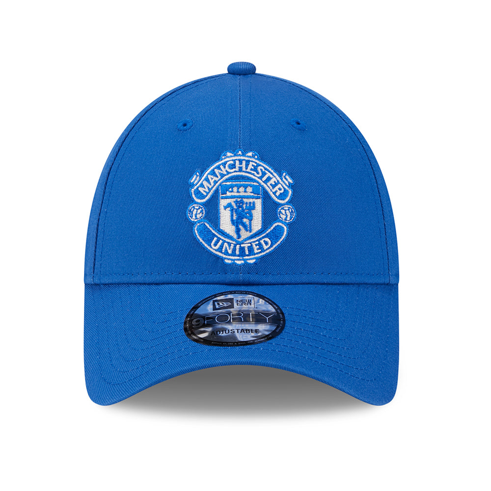 New Era 9FORTY Manchester United FC Baseball Cap - Seasonal - Azure