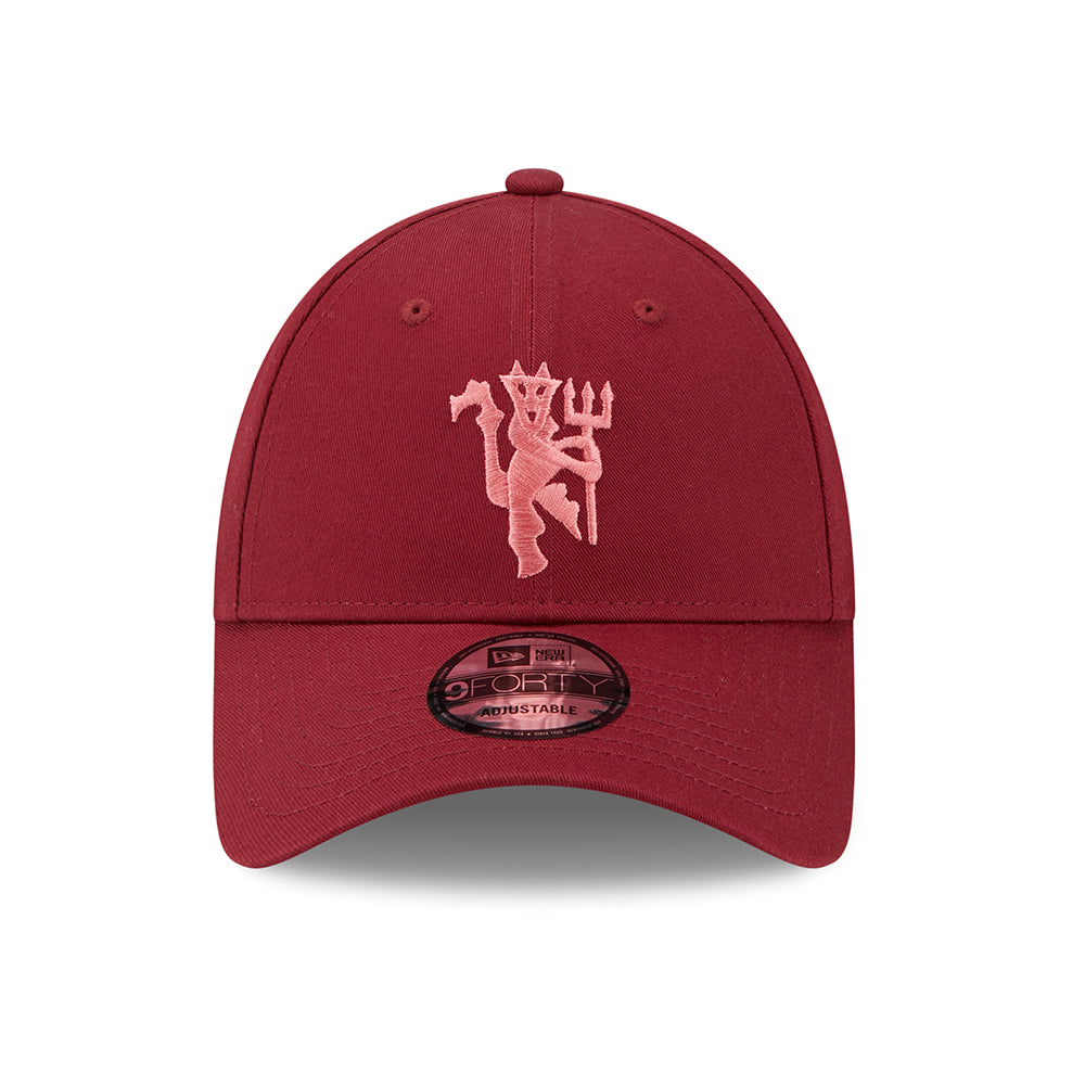 New Era 9FORTY Manchester United FC Baseball Cap - Seasonal - Cardinal