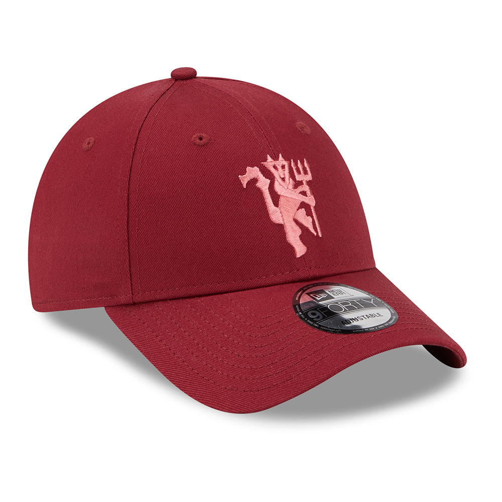 New Era 9FORTY Manchester United FC Baseball Cap - Seasonal - Cardinal