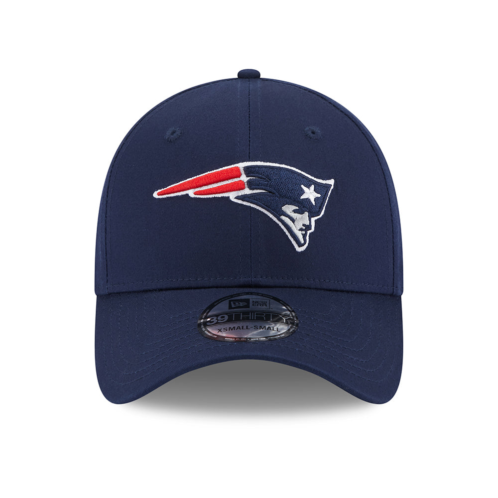 New Era 39THIRTY New England Patriots Baseball Cap - NFL Comfort - Navy Blue