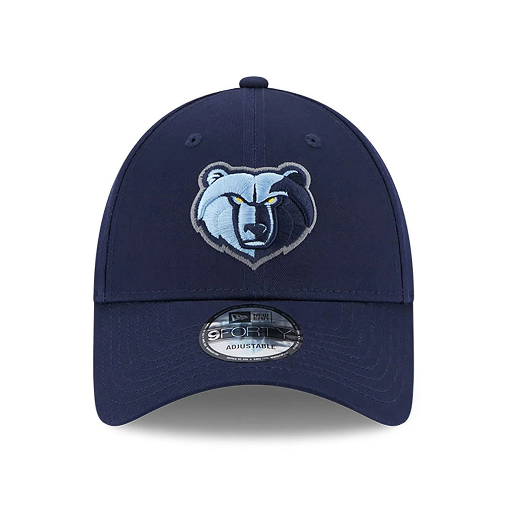 New Era 9FORTY Memphis Grizzlies Baseball Cap - NBA Team Side Patch - Navy Blue