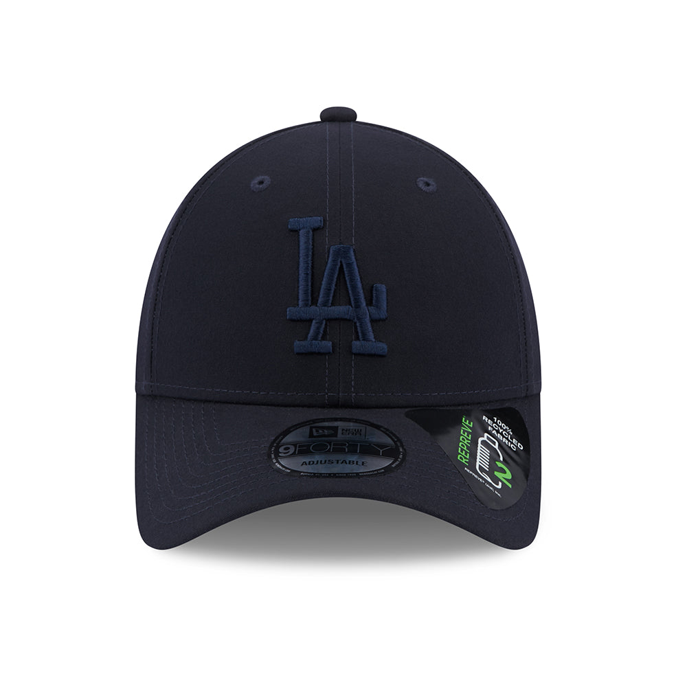 New Era 9FORTY L.A. Dodgers Baseball Cap MLB Repreve - Navy On Navy