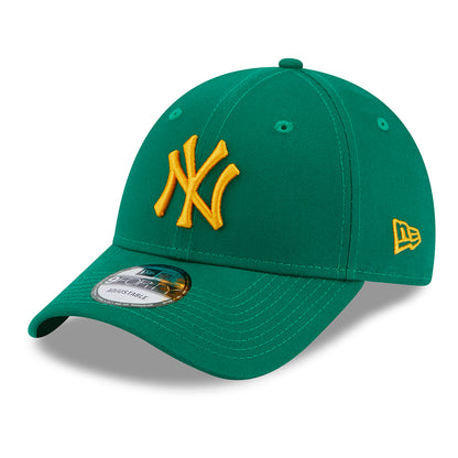 New Era 9FORTY New York Yankees Baseball Cap - MLB League Essential - Malachite-Yellow