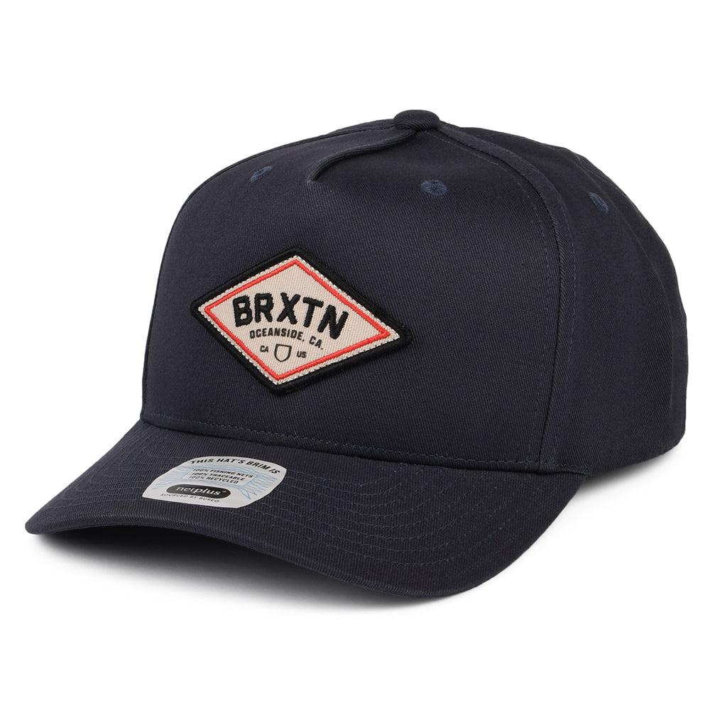 Brixton Hats Tremont C NetPlus MP Snapback Cap - Washed Navy