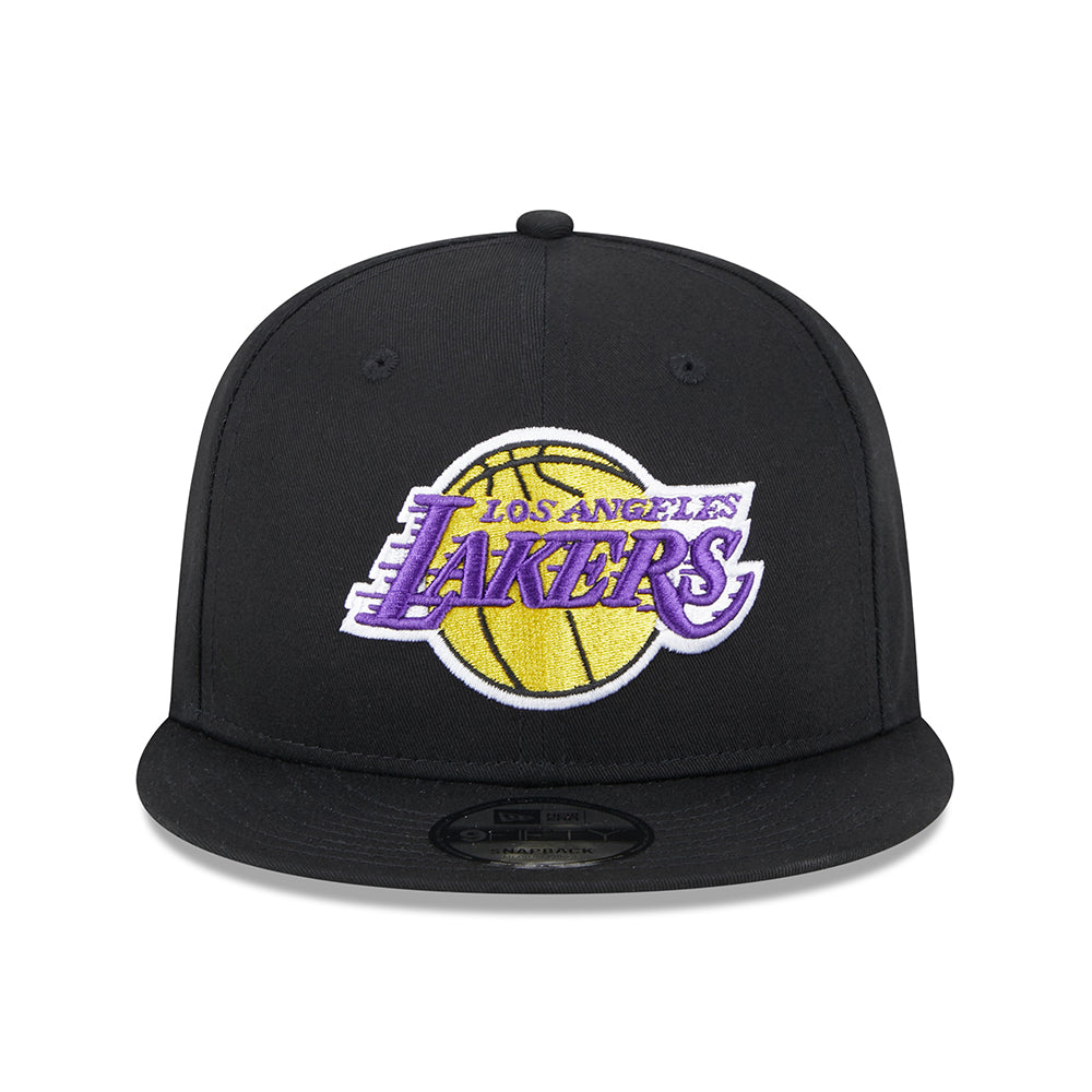 New Era 9FIFTY L.A. Lakers Snapback Cap - NBA Metallic Arch - Black