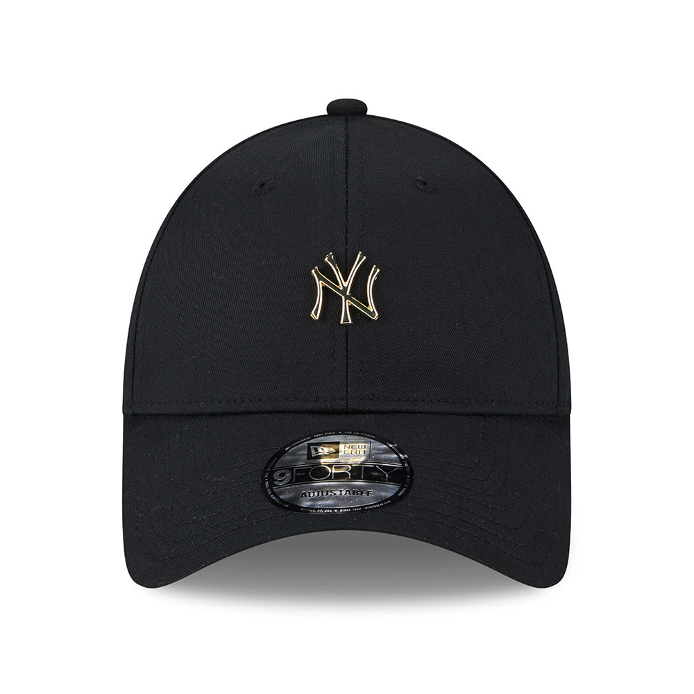 New Era 9FORTY New York Yankees Baseball Cap - MLB Pin - Black