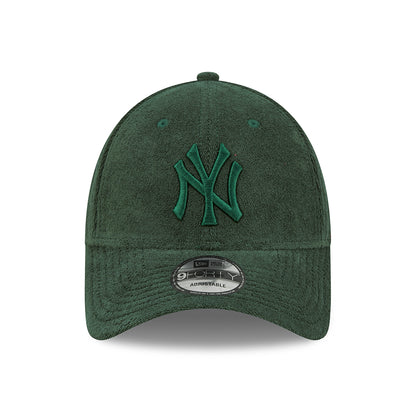 New Era 9FORTY New York Yankees Baseball Cap - MLB Towelling - Dark Green