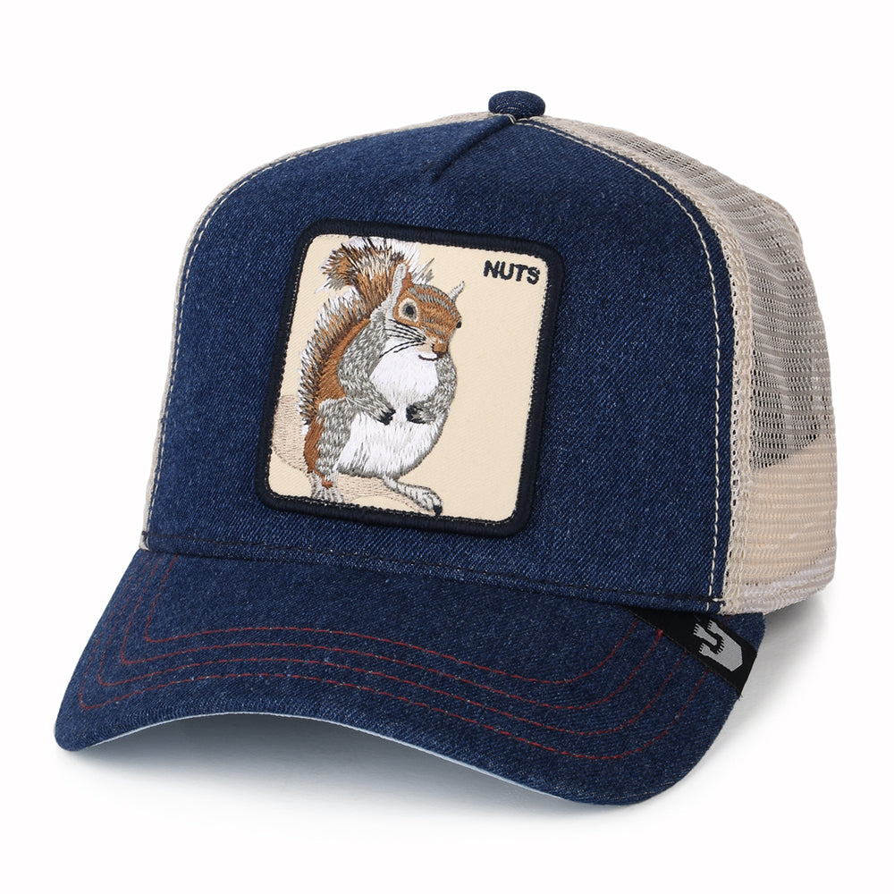 Goorin Bros. Nuts Squirrel Trucker Cap - Navy Blue