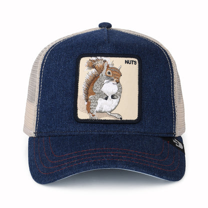 Goorin Bros. Nuts Squirrel Trucker Cap - Navy Blue