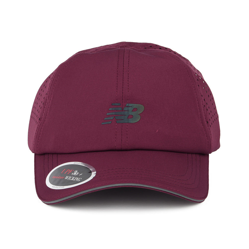 New Balance Hats Laser Performance Running Baseball Cap - Burgundy