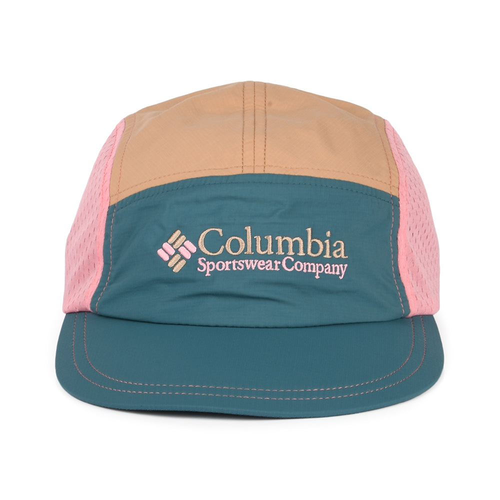 Columbia Hats Wingmark 5 Panel Cap - Blue-Tan-Pink