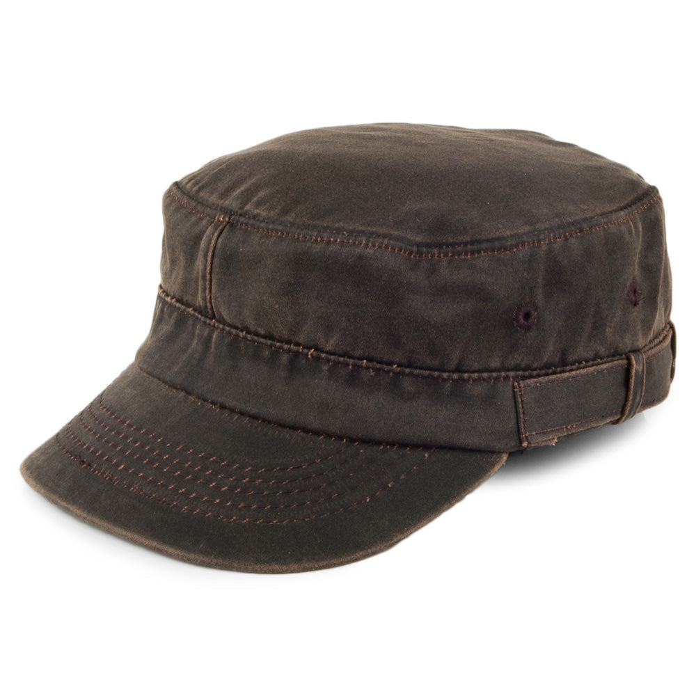 Dorfman-Pacific Weathered Cotton Army Cap – Village Hats