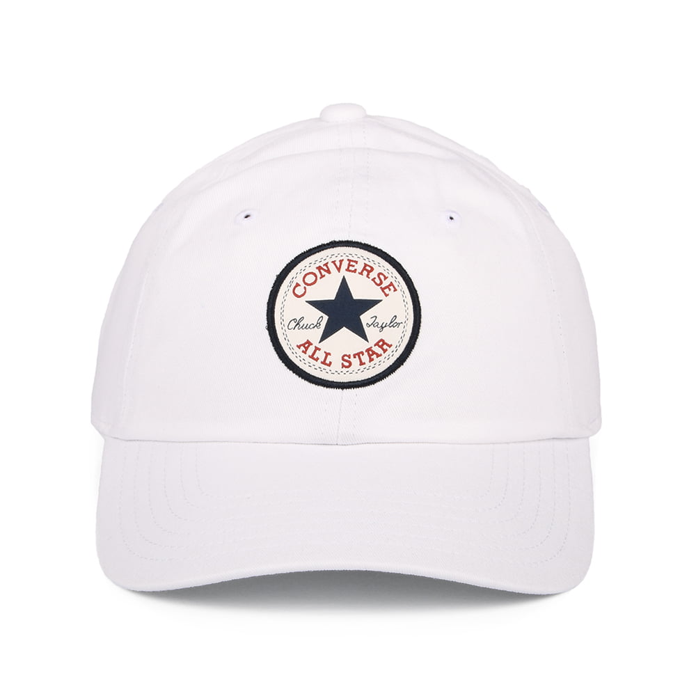 Converse Tip Off Cotton Baseball Cap - White