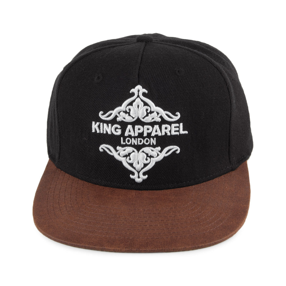 King Apparel Regal Baseball Cap - Black-Brown